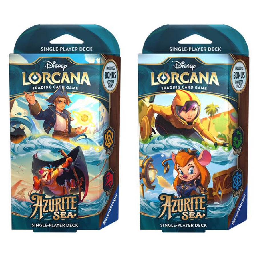 LORCANA SET 6: AZURITE SEA: STARTER DECK amber & ruby