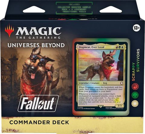 Magic The Gathering Fallout Scrappy Survivors Commander Deck