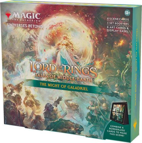 MAGIC THE GATHERING: LTR THE LORD OF THE RINGS: TALES OF MIDDLE-EARTH SCENE BOX THE MIGHT OF GALADRIEL