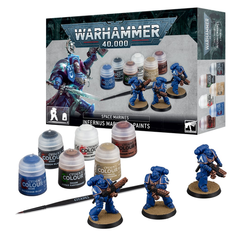 Warhammer 40K Paints Set - Space Marines Infernus Marines