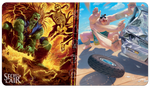 Ultra Pro Playmat Magic the Gathering Secret Lair Blanka Ferocious Friend and E. Honda Sumo Champion